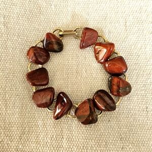 Vintage elegant Brown Redish Stone Bracelet
